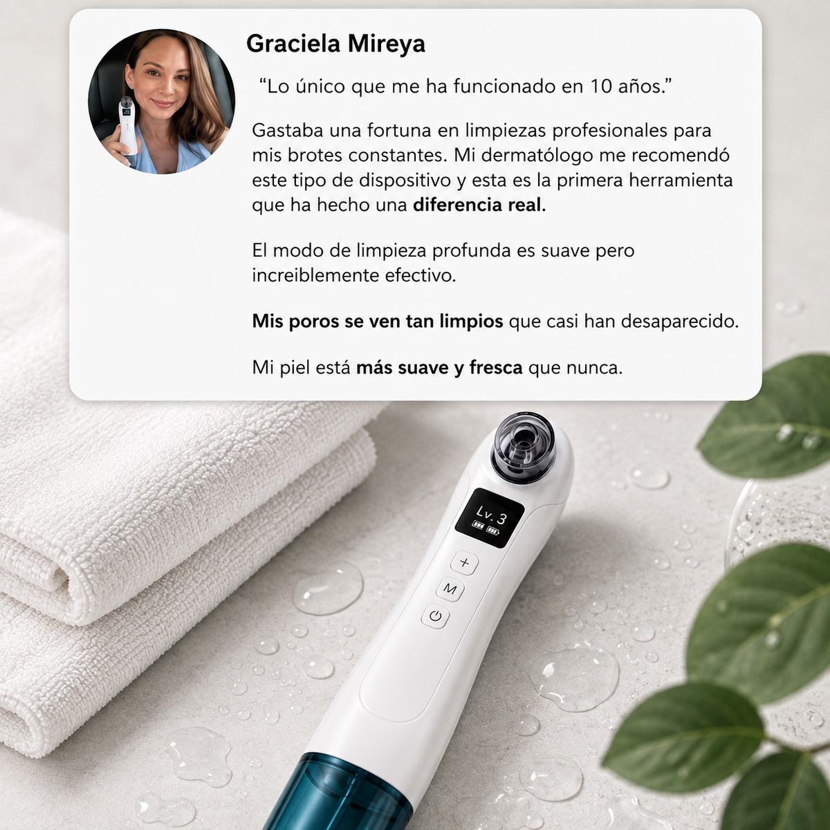 DeepPore™ — Extractor Eléctrico de Puntos Negros